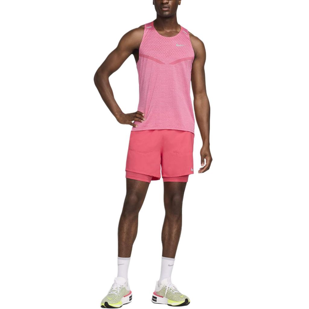 Nike Dri-FIT ADV TechKnit Ultra Crew Neck Breathable Sweat-Wicking Tank Top Men Tops Daisy-Pink Pink-Ice DM4751-629