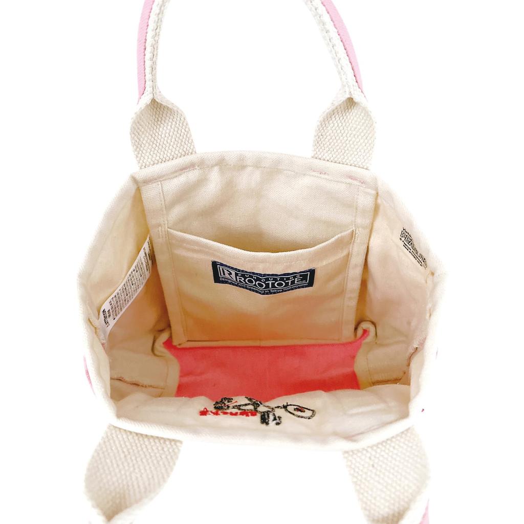 [Rootote] Snoopy Mini Tote Bag IP Baby Lou Peanuts 0D 8423 (02 Flying Ace)