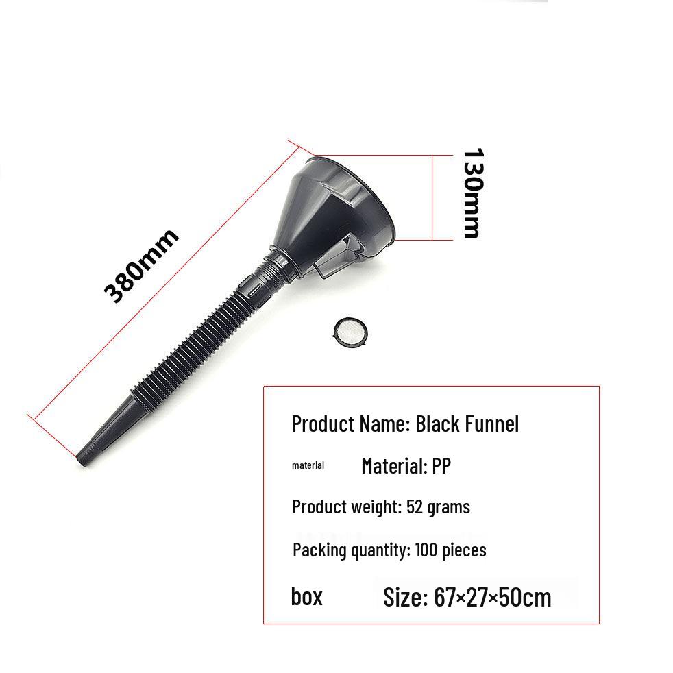 Thickened Oil & Flour Funnel with Filter for Cars, Motorcycles & Kitchen