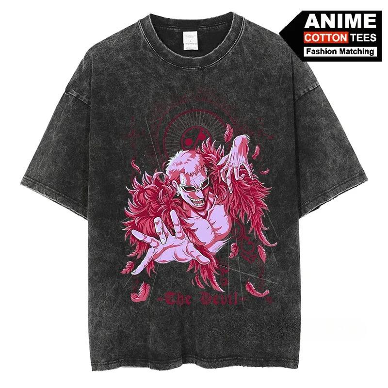 One Piece Doflamingo T Shirt Anime Print Clothes Harajuk S