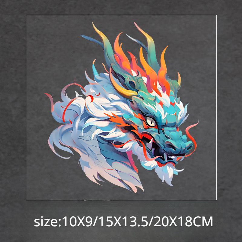 Dragon Totem Country Tide Car Decals Window Bumper Windshield Scratch Covering Decor Motorcycle Front Cowl Fuel Tank Decals