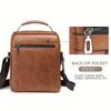 Crossbody Bag Women'S Shoulder Bag Vintage Leather Vertical Hand Business Women'S Casual Leather Bag Satchel Bag For Women