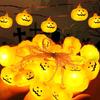Halloween Eyeball Pumpkin Ghost Horror Lights DIY LED Hanging String Lights Battery Powered Indoor Outdoor Festival Party Decor