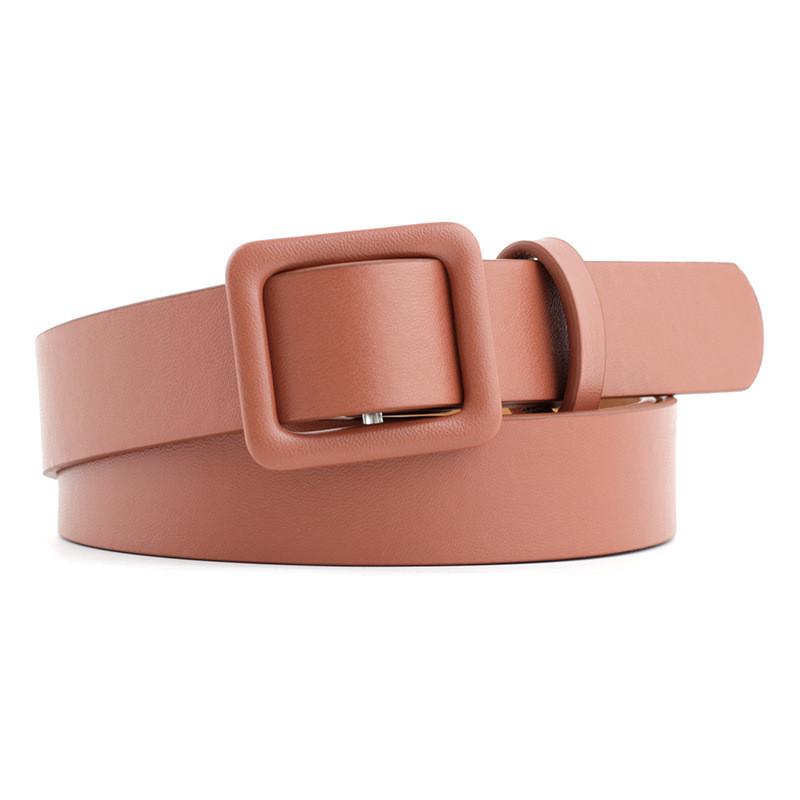And Stylish Versatile Womens No Hole Square Buckle Belt Perfect For Fashionable Outfits