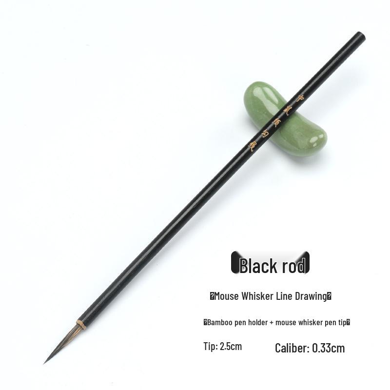 Calligraphy and Painting Brush: Fine Brush for Chinese Painting, Regular Script Calligraphy, and Detailed Artwork in Various Sizes.