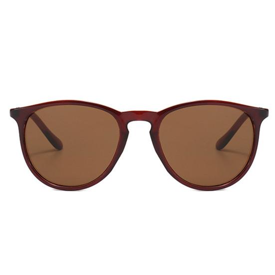 Adult Sunglasses Round Large Frame Ultra-light Classic Anti-slip Sun-resistant Clear Lens Anti-UV Women Men Unisex Sunglasses for Outdoor