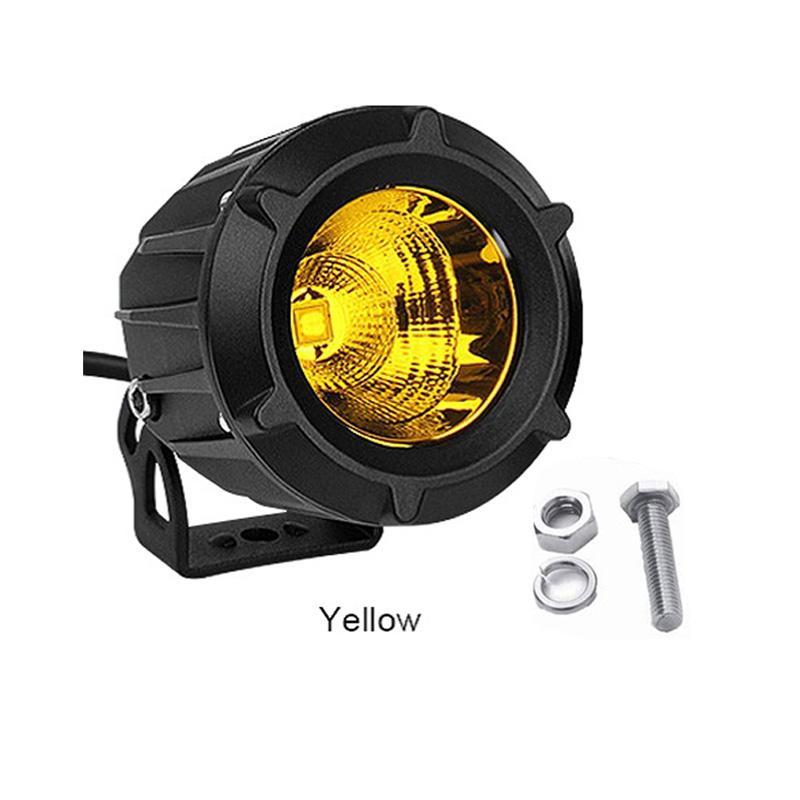 Motorcycle Led Headlight Spot Lamp Off-road Led Fog Lights Motorbike Scooter Vehicle Truck Running Lighting 3000K 6500k