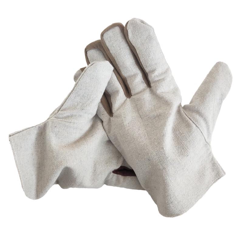 Heavy-Duty Leather Labor Safety Gloves