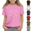 Children's Daily Casual Short-sleeved Printed Tops T-shirt