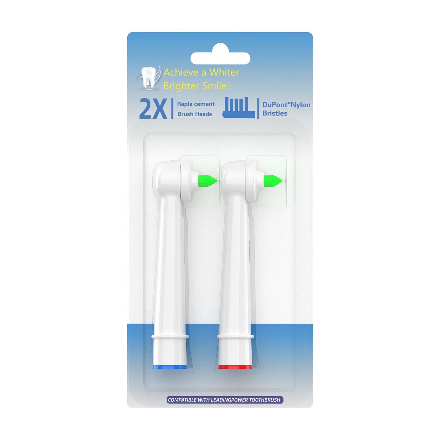

2 Pcs/Pack Interdental Replacement Toothbrush Heads for Oral B Electric Toothbrush for Cleaning Braces/Between Teeth/Back Teeth білий