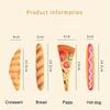 4pcs Creative Students Learning Stationery Simulation Pizza Ballpoint Pen Black Refill Hot Dog Bread Pen Funny and Interesting