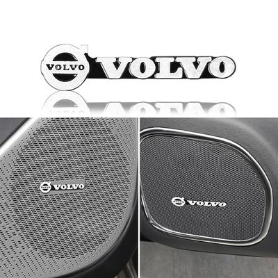 2/4/10Pcs 3D Car Audio Stereo Speaker Badge Sticker Decal Accessories For XC60 V40 XC40 V60 XC90 S60 V70 S90 CX70 V90 EX90