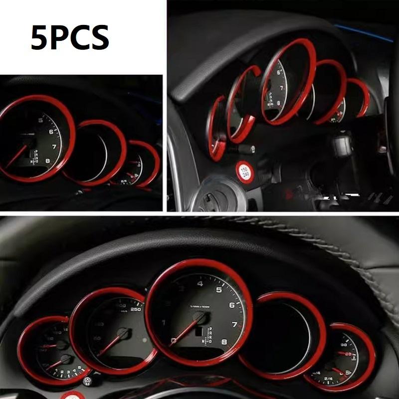 Interior Accessories For Porsche Cayenne 911 Panamera 2010-2015 2016 Car Dashboard Cover Trim Carbon Fiber Style Parts