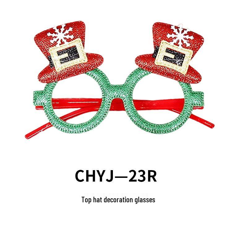 Festive Christmas Eyeglass Frames for Adults & Kids - Creative Holiday Party Accessories & Gifts