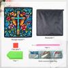 The Cross and Flowers 5D Diamond Painting Storage Basket Full Round Drill Mosaic Diamond Embroidery Cross Stitch Kits Home Decor Home Decor