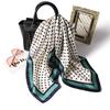 2025 Summer Luxury Brand Silk Scarf Square Women Shawls And Wraps Fashion Office Small Hair Neck Hijabs Foulard Scarves 70*70cm