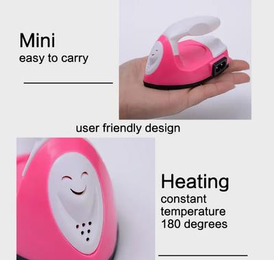 Mini plancha Pindou | Pegatinas con nombre hechas a mano/máquina de hot stamping adaptada a planchado compacto y portátil preciso y práctico.