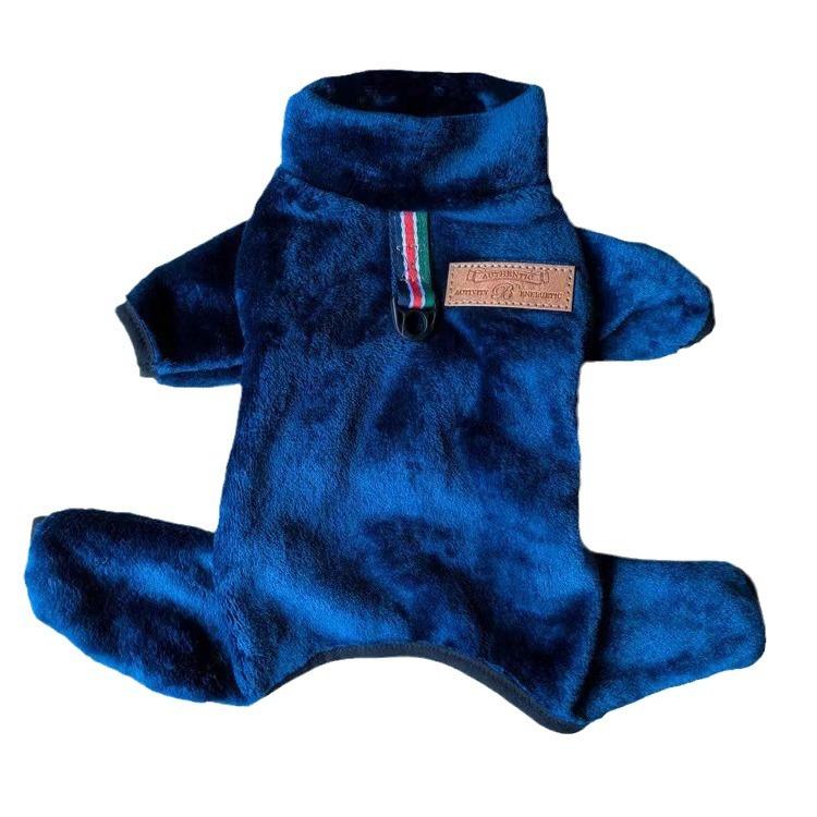 Small Medium Dog Winter Coat - Thick Warm Quilted Full Body Suit, Pet Clothing with Harness Hole for Easy Walking