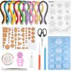 Origami Paper Set, Origami Tools and Materials Pack, Gradually Changing Color Origami Strips, Origami Tool Set 518