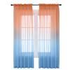 Modern Gradient Tulle Window Curtains For Living Room Organza Yarn Sheer Voile Curtain For Bedroom Kitchen Drape Decor New