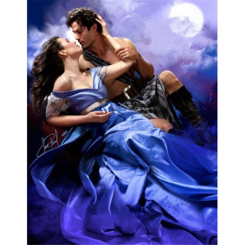 DIY 5D Diamond Painting Romantic Love Diamond Mosaic Cross Stitch Kits Home Decoration Full Round Diamond Embroidery