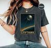 Sputnik Shirt, Retro Space Tee, Soviet Space Poster Top, Retro Futuristic Shirt, Cosmic Gift Idea, Astronomy Lover Gift