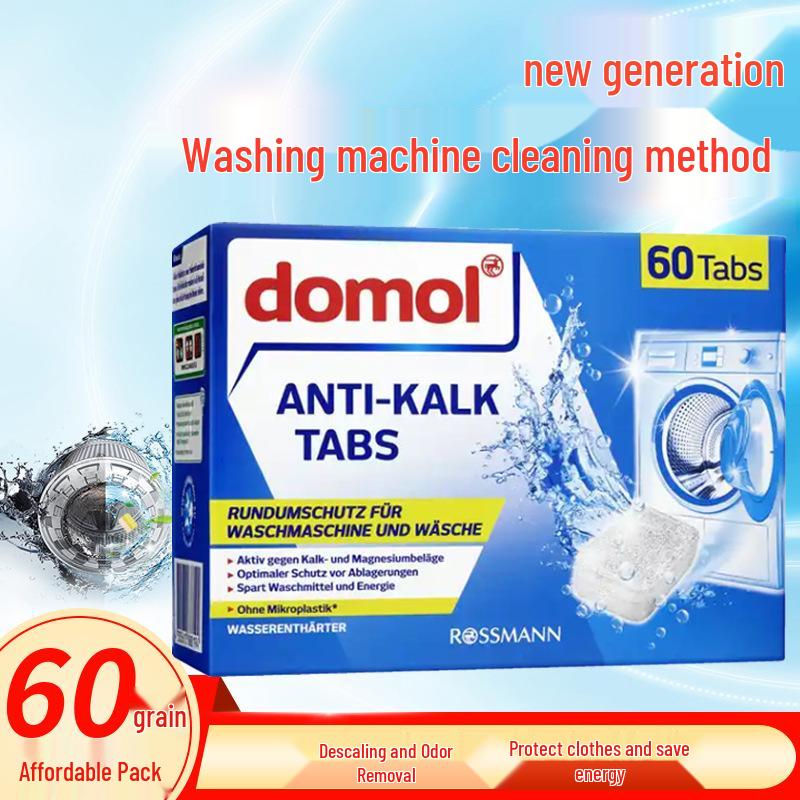 Domol Effervescent Washing Machine Cleaner Tablets - 60 Pieces, 960g