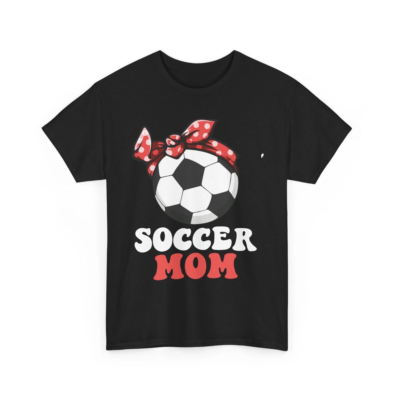 Soccer Mom Shirt, Soccer Sports Lovers Women Mom Shirt S