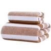 1 Pc Stripe Thickened Absorbent Soft Bath Towel for Home
