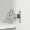 Shoe Cabinet with Shelf White 80 x 35.5 x 180 cm Particleboard