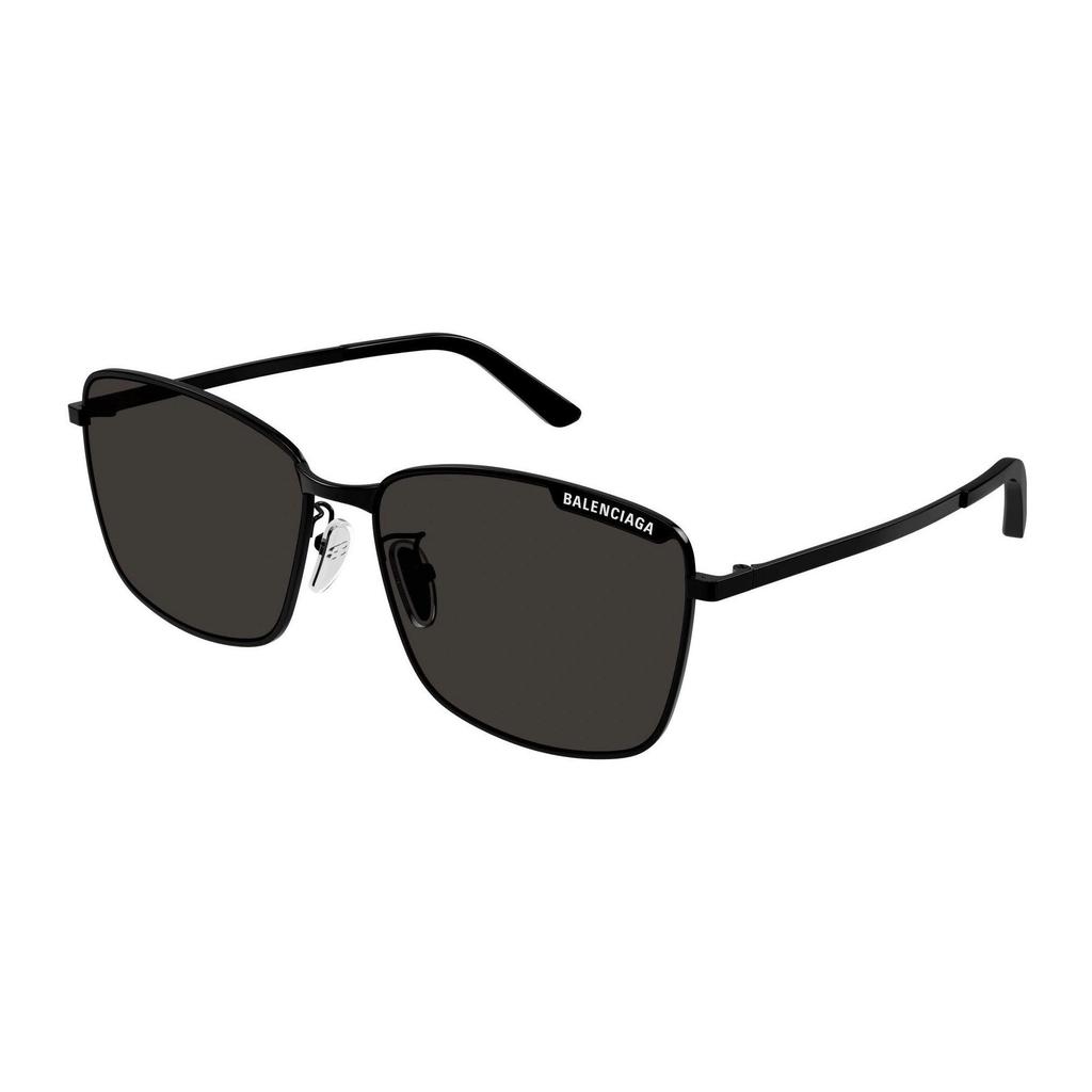 Balenciaga Logo Print Square Sunglasses Unisex sunglasses BB0280SA-001