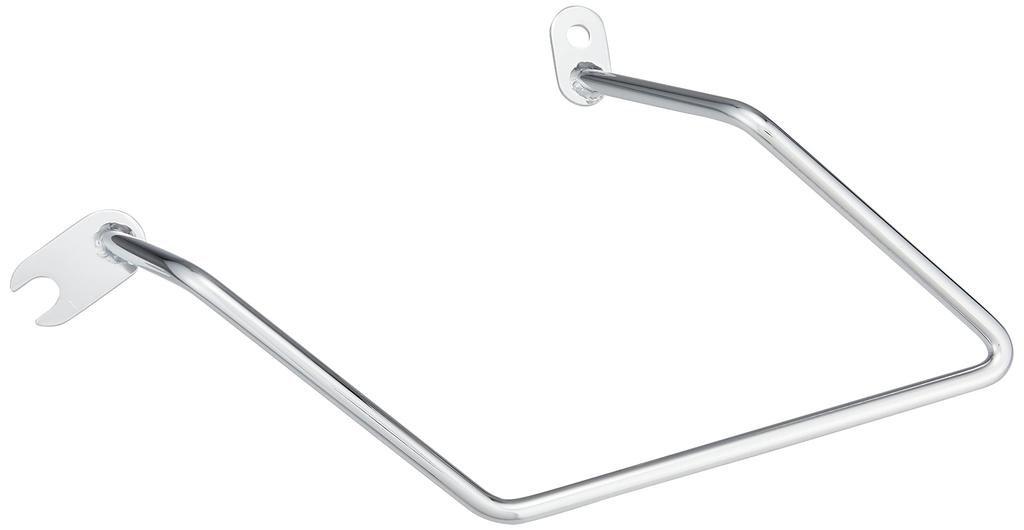 Boční držák brašny Kijima na kolo, ocel, chromovaný povrch, levá strana, SR400/500 210-461