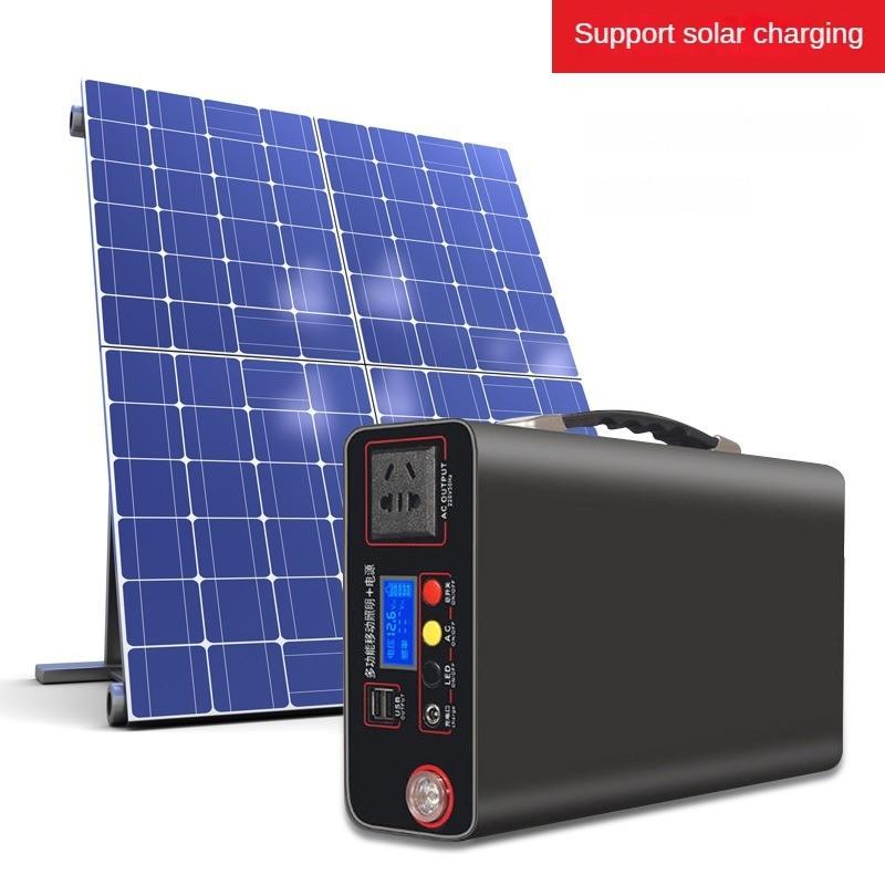 300W Energy Storage Power Suppyly Portable Lithium Iron Phosphate Battery Outdoor Mobile Power Supply Household Emergency Charging Backup