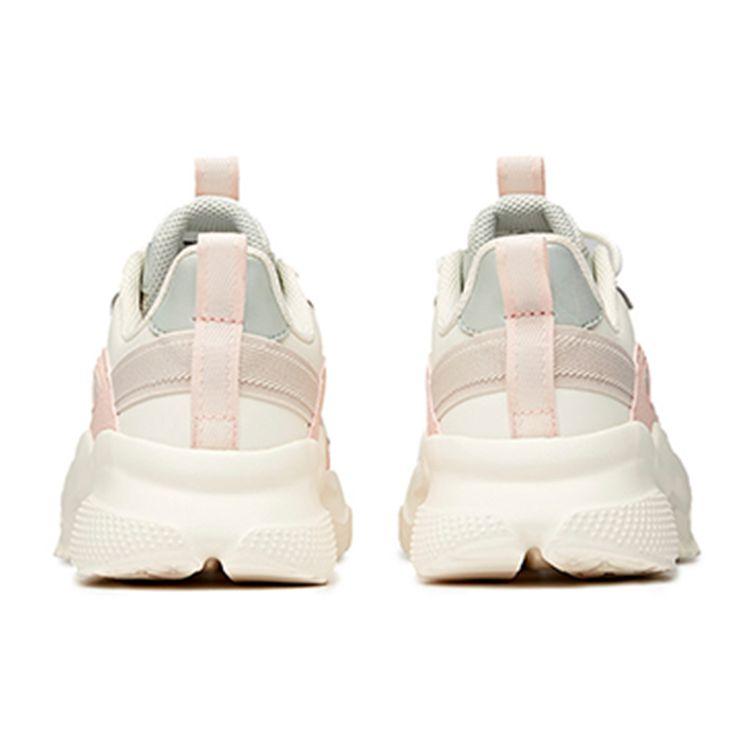 Anta Comfortable And Durable Dad Shoes Women Sneakers White Gray Pink 922048823-2