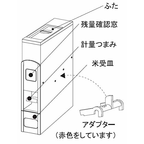 SAMICK Slim Rice Dispenser 6kg, Stationary Type (No Casters), RN-364-A