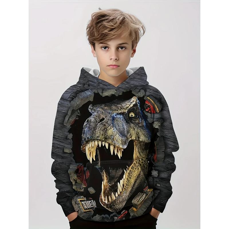 Children's Clothing Casual Versatile Sweatshirt Fashion Printed Comfort Hoodie Sweatshirts Boys