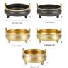 Traditional Brass Incenses Burners Incenses Holder for Spiritual Practices and Meditations Space Rusts resistant Censers