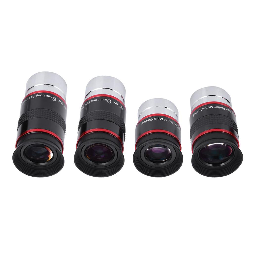 1.25  68 Degrees  Ultra Wide Angle FMC Eyepiece Kit 6+9+15+20mm for Astro Telescope