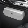 Car Storage Box with Magnetic Snap Closure Organizer Anti-Falling Hook And Loop Installation Container for Sun Visor or Seat Back