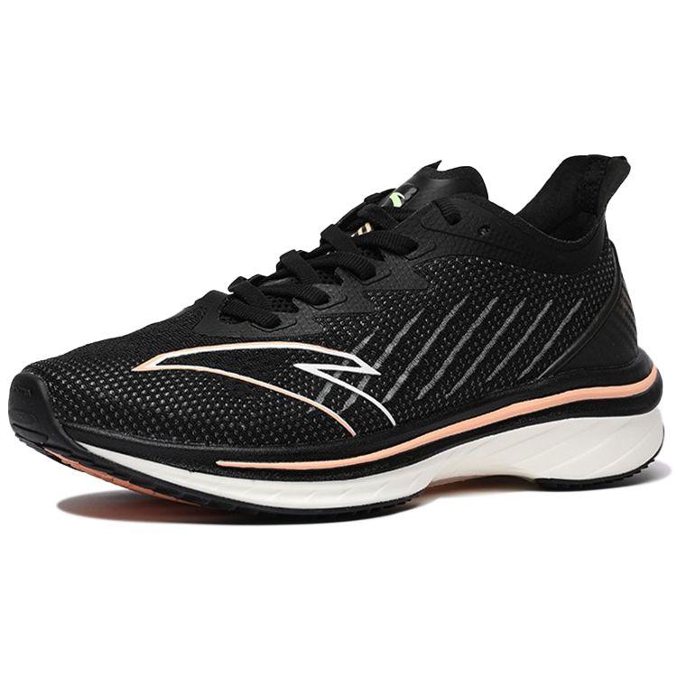 Anta Mach 1.0 Wormhole Technology Racing Low-Top Running Shoes Women sneaker Black 122125586-1