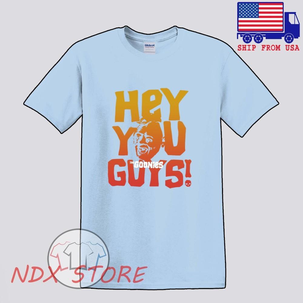 

The Goonies Hey You Guys Horror Movie Men#039;s Blue Size S5XL Unisex T-Shirt XXL