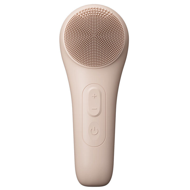 SHOmfrs Mini Electric Facial Cleansing Brush-Silicone Sonic Face Cleaner Deep Pore Cleaning Skin Massager for Household Car Use