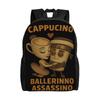 67 Six Seven 6-7 Backpack Funny Italian Brainrot Boy Polyester Outdoor Backpacks Big Leisure High School Bags Rucksack