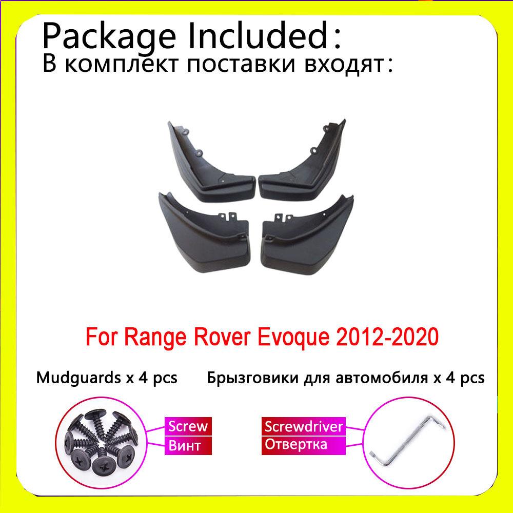 Schmutzfänger für Land Rover Range Rover Evoque -2012 Kotflügel Kotflügel Schmutzfänger Spritzschutz Kotflügel vorne hinten Auto