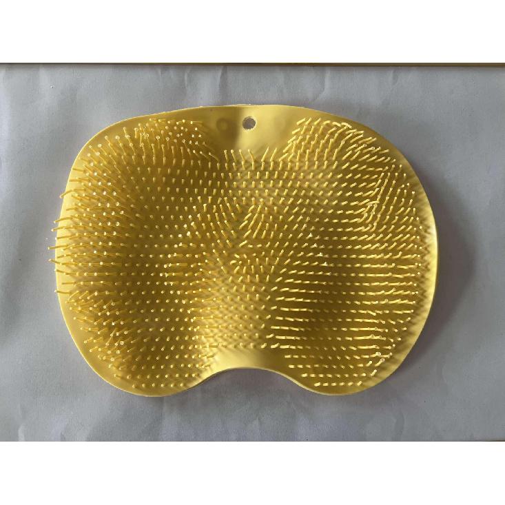 Multifunctional Non-Slip Bath Mat with Foot & Back Scrubbing, Dead Skin Removal, and Large Suction CupsMakeup