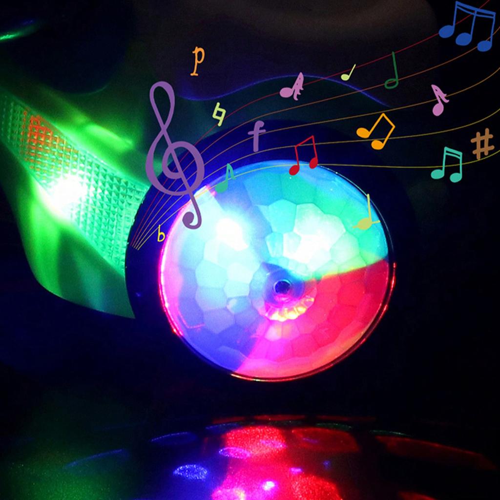 360 ° Rotating Light Music Stunt Car, Automatic Deformation Obstacle Avoidance Toy Car, Perfect Christmas Halloween Gift Easter Gift [Without Battery]