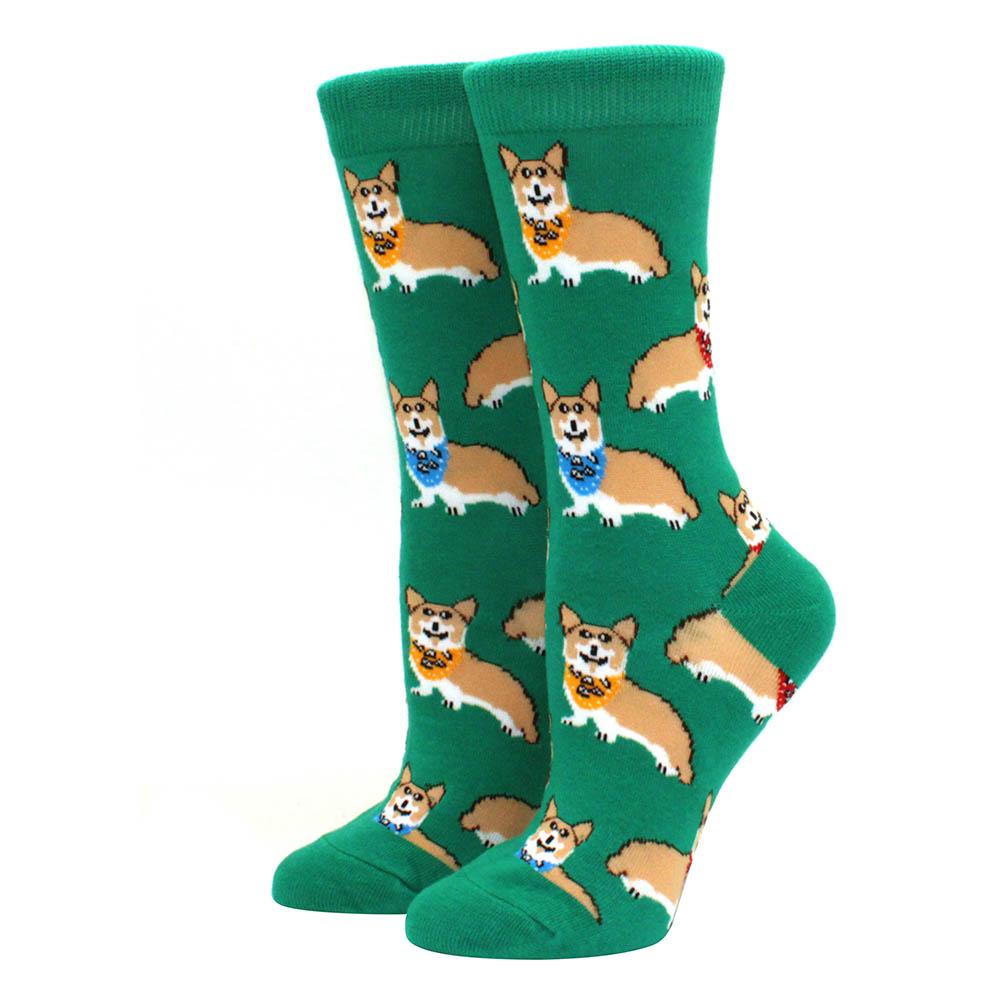 1 Pair S Funny Socks Women Casual Cartoon Fruit Banana Avocado Lemon Egg Cookie Donuts Happy Harajuku Skateboard Socks