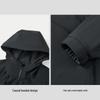 HLA Men's Reversible Hooded Thick Warm Casual Jacket