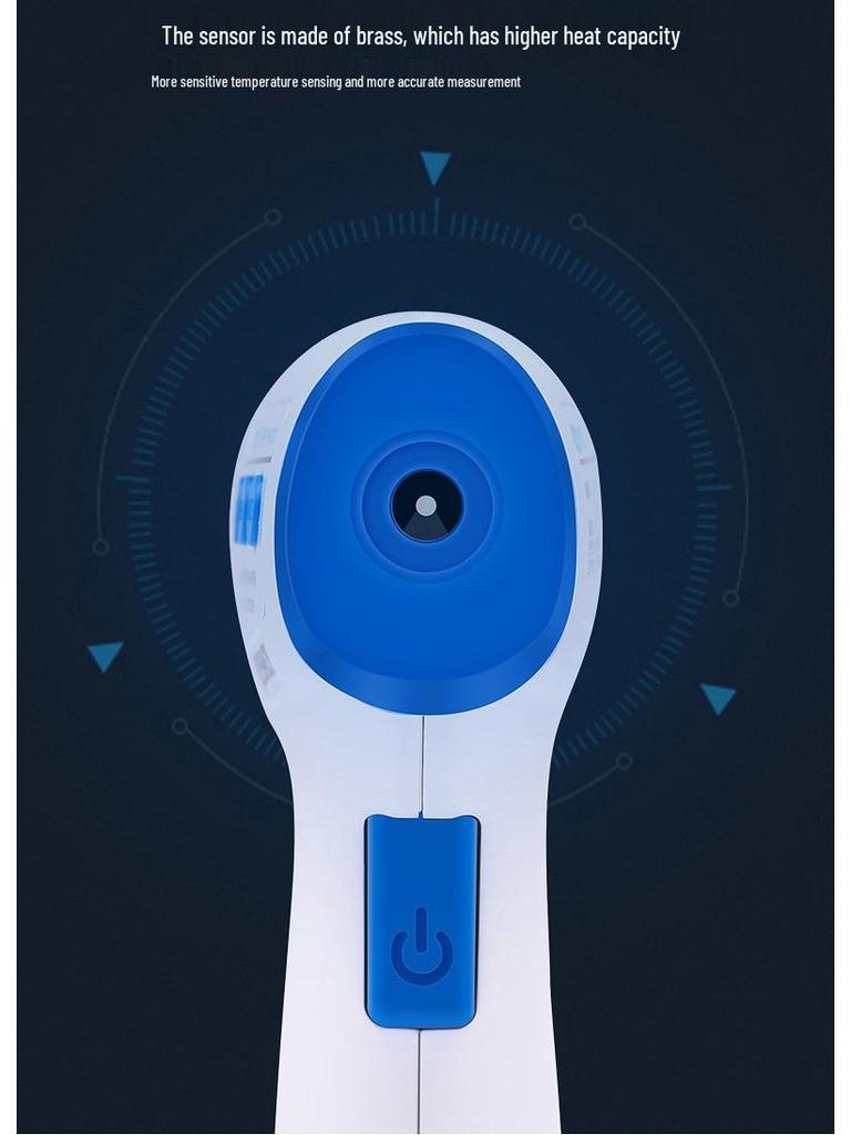 Kefu High Precision Forehead Thermometer with Three-Color Backlight for Baby, Adult & Child