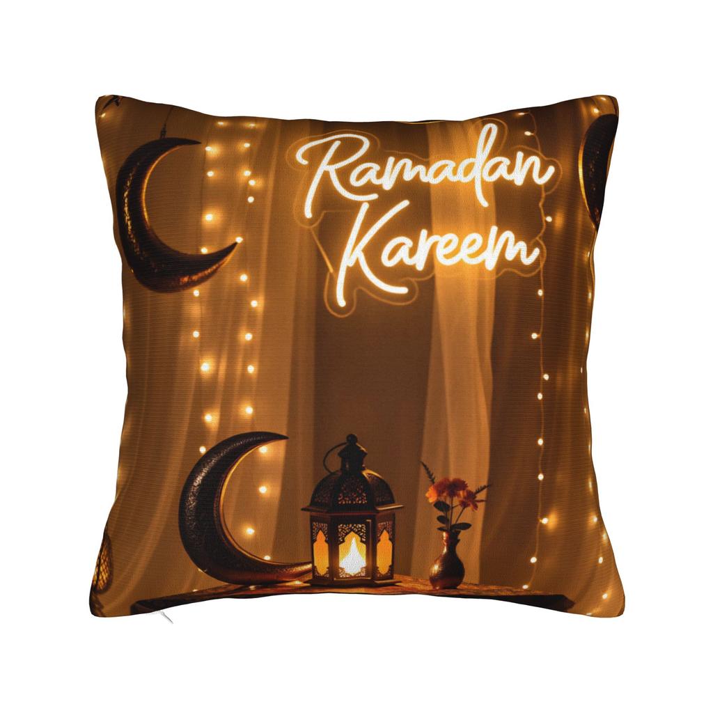 Ramadan Lantern Pillow Cover Fashion Pillow Case For Sofa Car Home Decor Soft Cushion Cover Gift